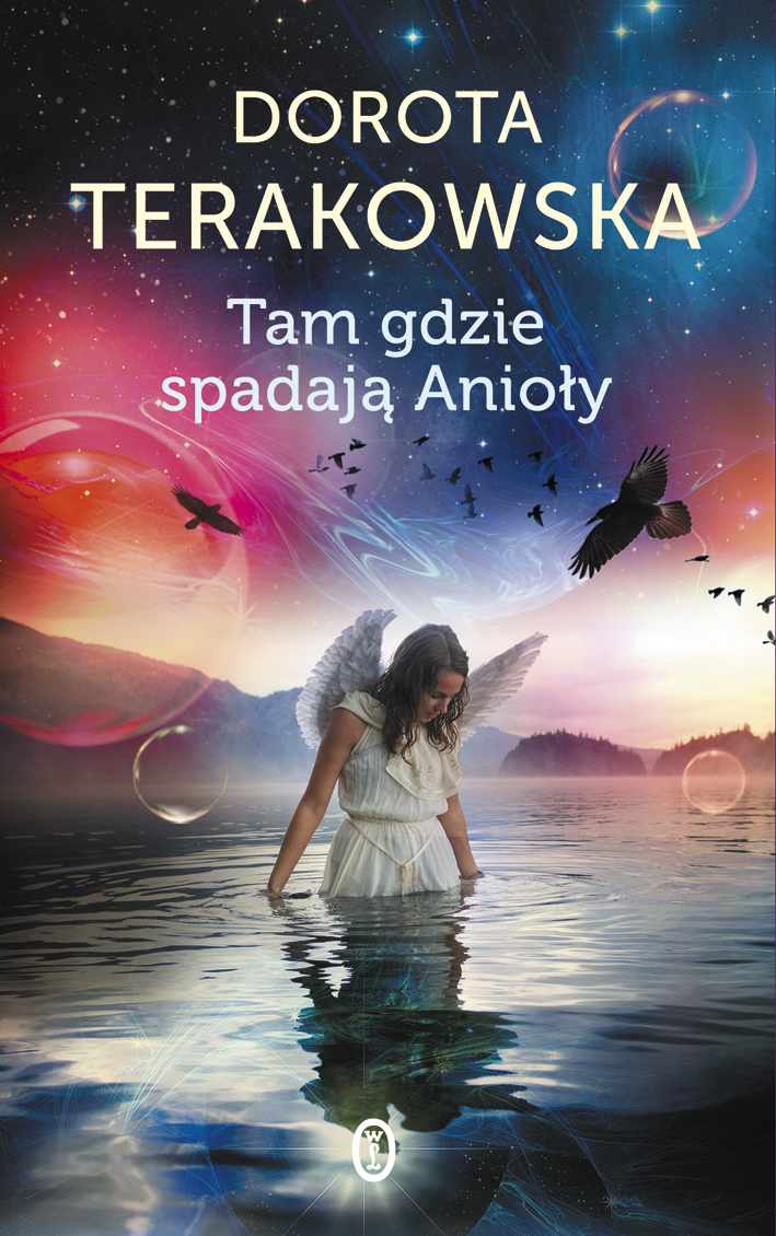 „Tam, gdzie spadają anioły” Dorota Terakowska - okładka książki